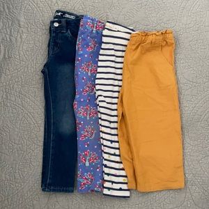 Bundle of girls 3T pants